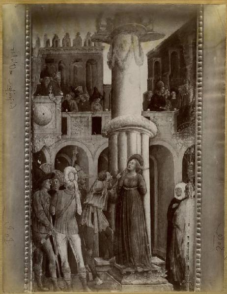 Vivarini, Antonio - Martirio di santa Apollonia - Dipinto - Tempera su tavola - Bergamo