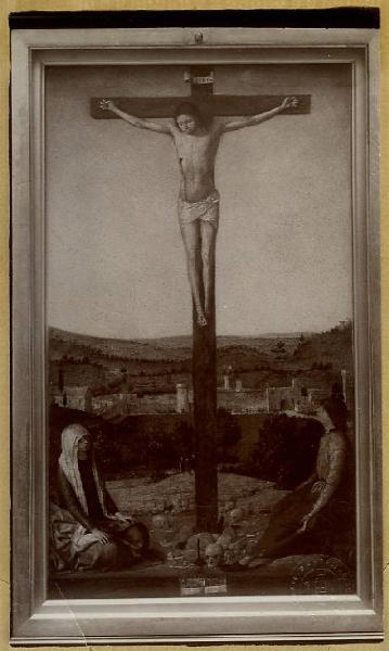 Antonello da Messina - Crocifissione - Dipinto - Olio su tavola - Regno Unito