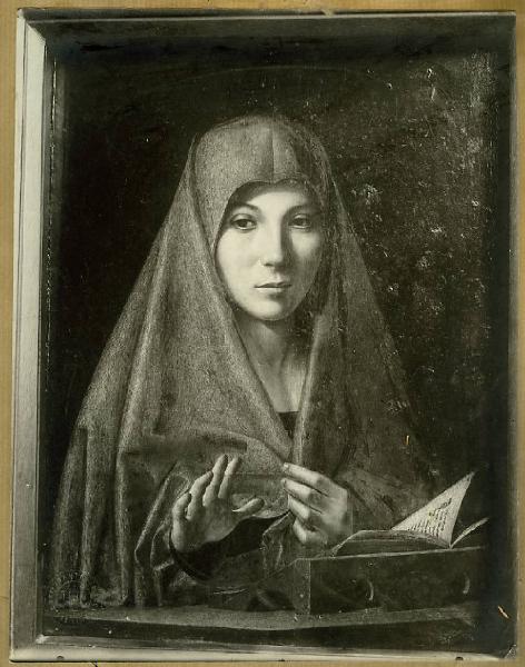 Antonello da Messina - Annunciata - Dipinto - Olio su tavola - Palermo