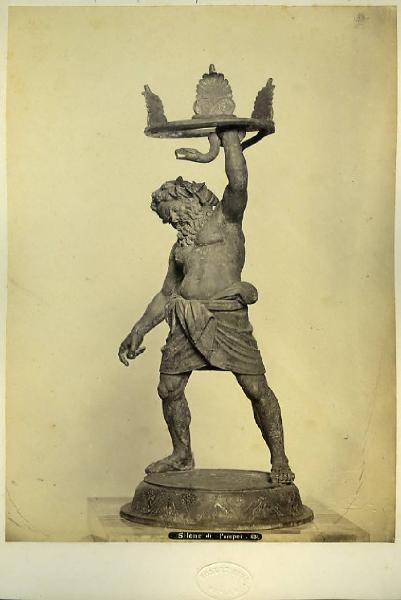 Sileno - Scultura in bronzo - Napoli - Museo Archeologico Nazionale