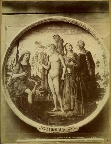 Girolamo di Benvenuto - Giudizio di Paride - Dipinto su tavola - Parigi - Museo del Louvre
