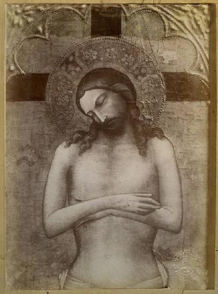 Lorenzo Monaco - Cristo in pietà (Cristo nel sarcofago) - Dipinto su tavola - Bergamo