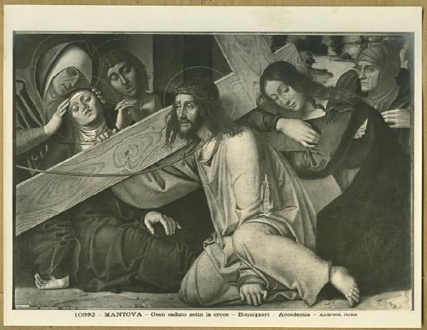 Bonsignori, Francesco - Cristo cade sotto la croce - Dipinto - Olio su tela - Mantova - Accademia