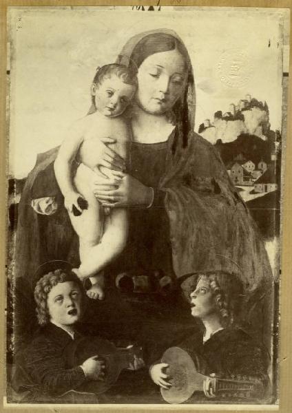 Morone, Francesco - Madonna con Bambino e angeli musicanti - Dipinto - Berlino - Kaiser Friedrich Museum