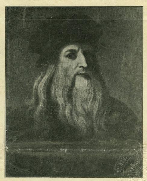 Anonimo - Ritratto di Leonardo da Vinci - Dipinto - Firenze - Galleria degli Uffizi