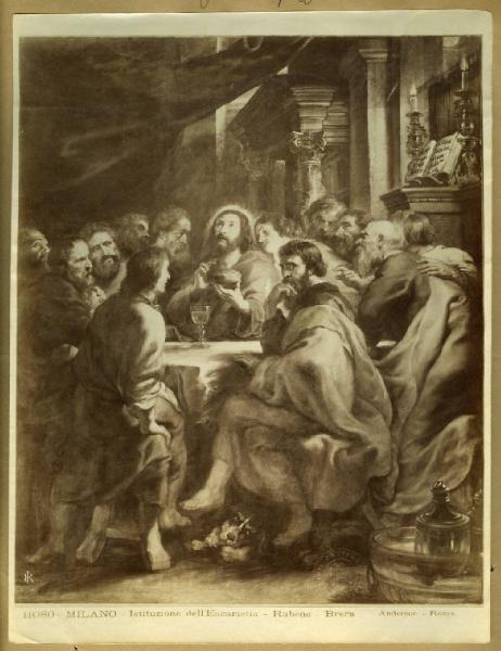 Rubens, Pieter Paul - Ultima cena (Cenacolo) - Dipinto - Olio su tavola - Milano - Pinacoteca di Brera