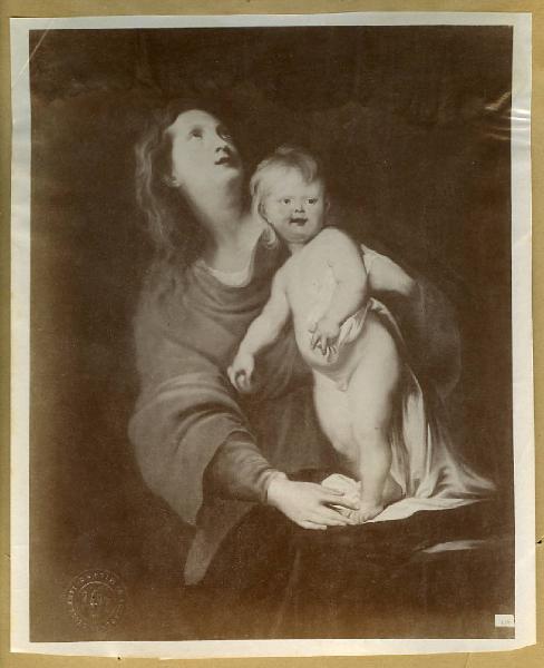 Van Dyck, Antoon - Madonna con Bambino - Dipinto - Olio su tela - Palermo?