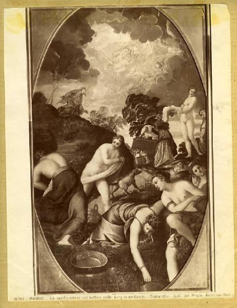 Robusti, Jacopo detto Tintoretto? - Purificazione delle vergini madianite - Dipinto - Olio su tela - Madrid - Prado