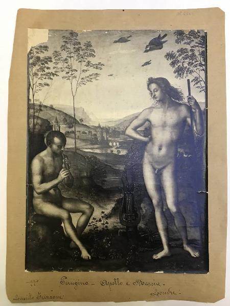 Vannucci, Pietro detto Perugino - Apollo e Marsia (Dafni?) - Dipinto su tavola