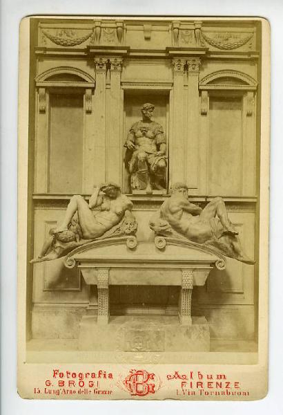 Buonarroti, Michelangelo - Tomba di Giuliano de' Medici - Scultura in marmo - Firenze - Basilica di San Lorenzo - Sacrestia Nuova (Cappelle Medicee)