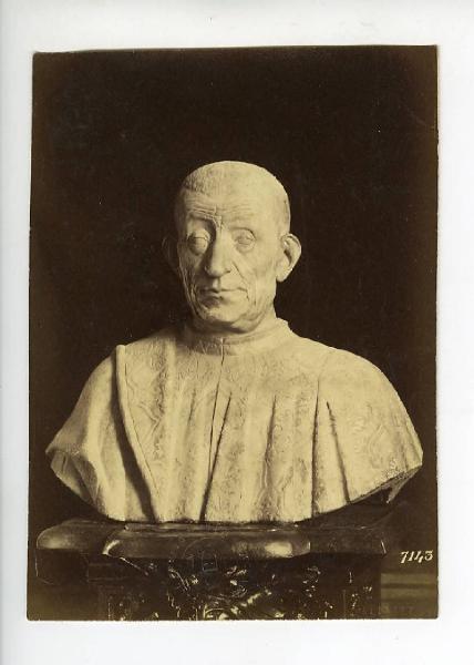 Benedetto da Maiano - Ritratto di Pietro Mellini - Busto maschile - Scultura in marmo - Firenze - Museo Nazionale del Bargello