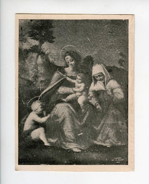 Ubertini, Francesco detto Bachiacca - Madonna con Bambino, san Giovannino e sant'Elisabetta - Dipinto su tavola - Asolo - Proprietà Mons. G. Bertoldi
