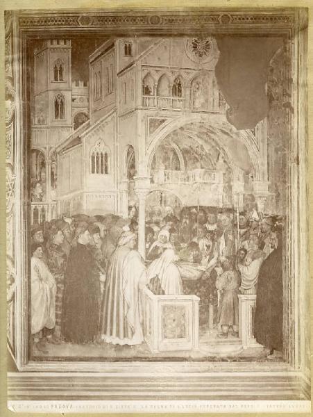 Altichiero - Sepoltura di santa Lucia - Affresco - Padova - Oratorio di San Giorgio