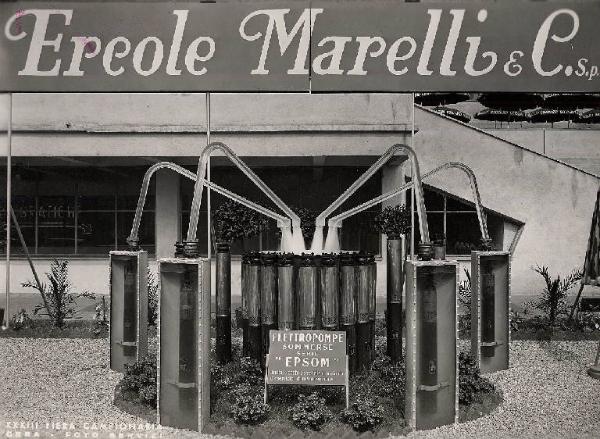 Fiera di Milano 1955 - Stand della Ercole Marelli