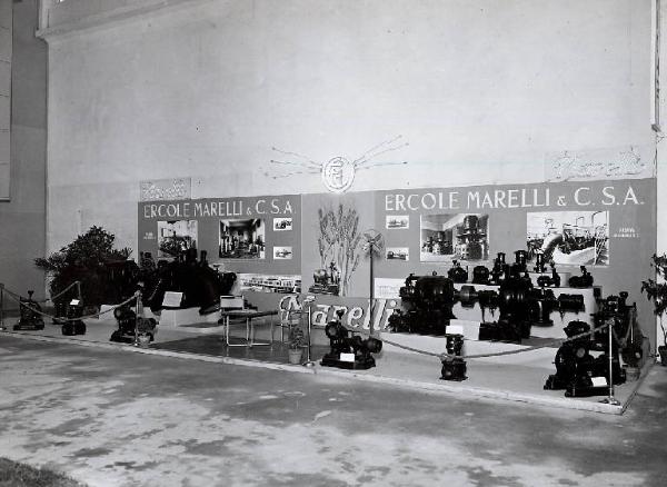 Fiera di Padova 1938 - Stand della Ercole Marelli