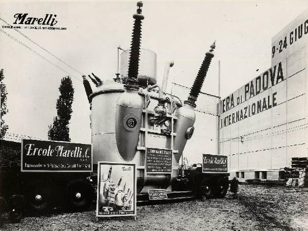 Fiera di Padova 1951 - Stand della Ercole Marelli