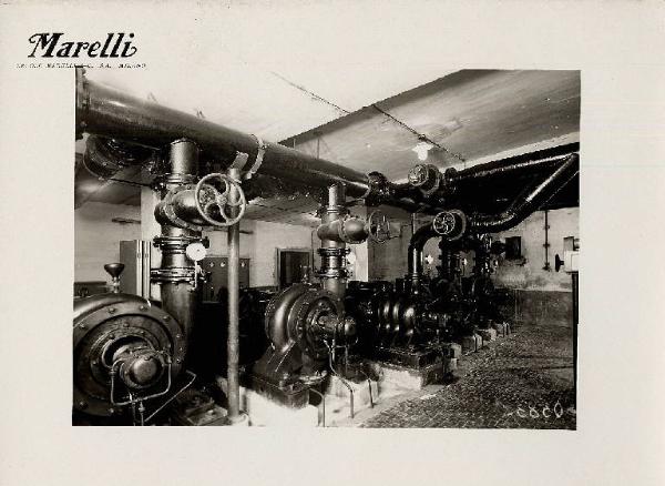 Mostra triennale delle terre italiane d'oltremare 1940 - Fontana - Impianto pompe della Ercole Marelli