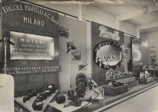 Fiera del Mediterraneo di Palermo 1955 - Stand della Ercole Marelli