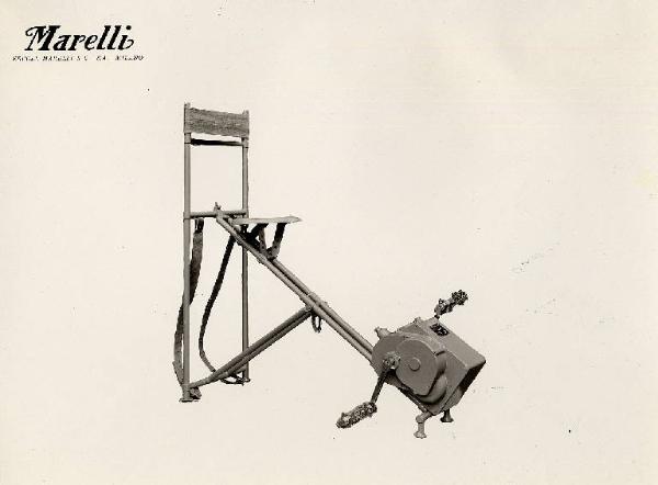 Ercole Marelli (Società) - Generatore radio a pedale