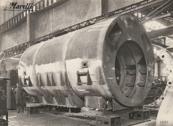 Ercole Marelli (Società) - Turboalternatore per la Centrale termoelettrica di Porto Marghera della STEV - Lavorazione