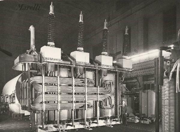 Ercole Marelli (Società) - Trasformatore OTE/FOW per l'impianto Concenter della Società Edison - Lavorazione