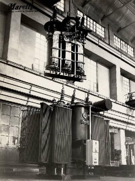 Ercole Marelli (Società) - Trasformatore trifase per l'Electricity Supply Board di Dublino - Lavorazione