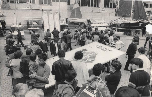 Milano - 57 Fiera Campionaria 1979 - Mappa con planimetria - Visitatori - Imbarcazioni del padiglione nautico
