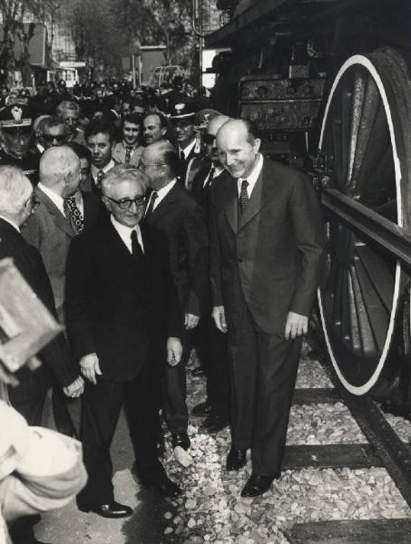 Milano - Fiera campionaria del 1972 - Visita del Presidente della Repubblica Giovanni Leone