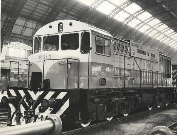 Ernesto Breda (Società) - Locomotiva diesel D.6313 per la Società "Ferrocarriles del Estado Argentino" - Unità numero 100