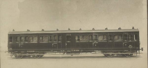 Ernesto Breda (Società) - Carrozza ferroviaria ABIz 59.507 di prima e seconda classe per le Ferrovie dello Stato (FS)