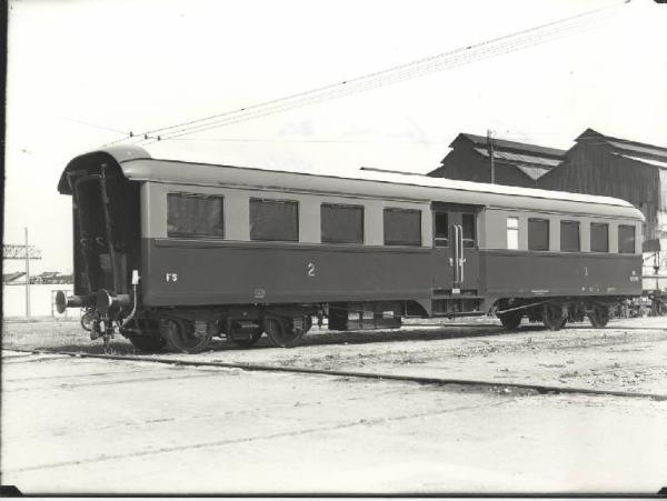 Ernesto Breda (Società) - Carrozza ferroviaria BCz 69305 di seconda classe per le Ferrovie dello Stato (FS)