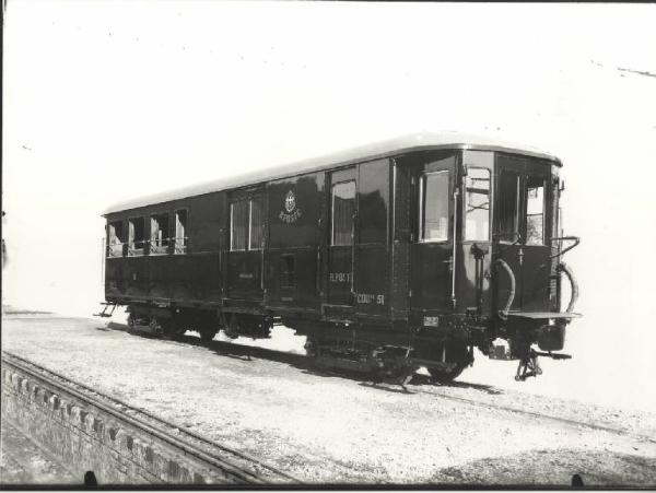 Ernesto Breda (Società) - Carro ferroviario postale e bagagliaio per le Ferrovie Settentrionali Sarde (FSS)