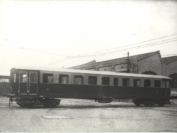 Ernesto Breda (Società) - Carrozza ferroviaria Cz 608 terza classe per le Ferrovie del Sud Est (FSE)