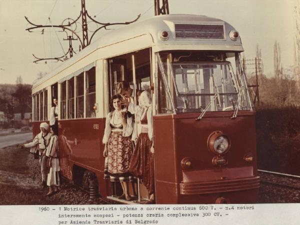 Belgrado - Tram n. 51 in servizio