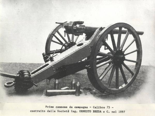 Ernesto Breda (Società) - Cannone da campagna calibro 75 mm