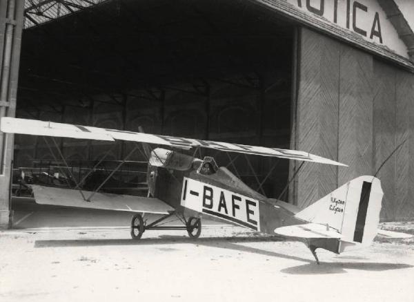 Ansaldo - Aereo biplano monoposto da ricognizione e bombardamento I-BAFE tipo S.V.A.5