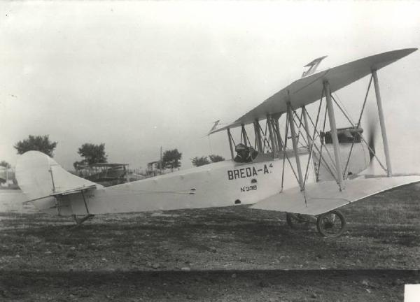 Ernesto Breda (Società) - Aereo biplano da addestramento Breda A.4