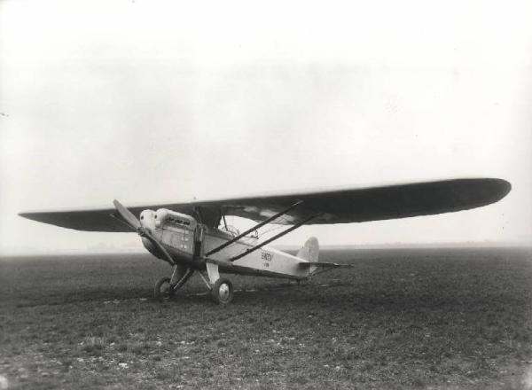 Ernesto Breda (Società) - Aereo monoplano da ricognizione ad ala alta a parasole Breda A.7