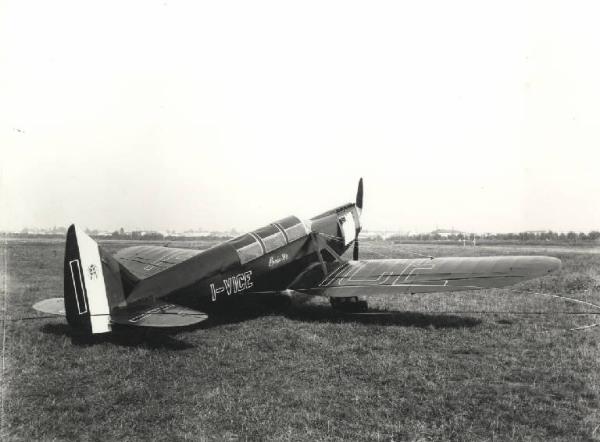 Ernesto Breda (Società) - Aereo monoplano monomotore biposto da turismo e da collegamento ad ala bassa a semisbalzo I-VICE tipo Breda Ba.39S