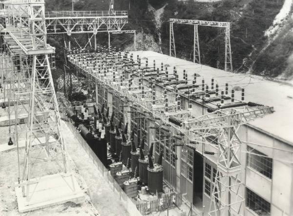 Moline - Centrale idroelettrica della Società Idroelettrica del Cismon - Veduta parziale