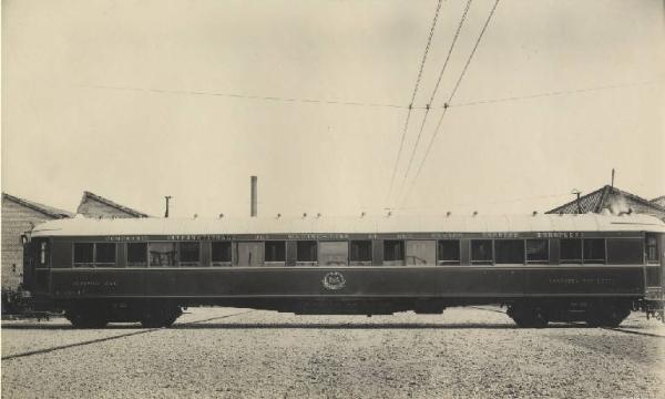 Ernesto Breda (Società) - Carrozza ferroviaria letto n. 2712 A per la Compagnie Internationale des Wagons-Lits (CIWL)