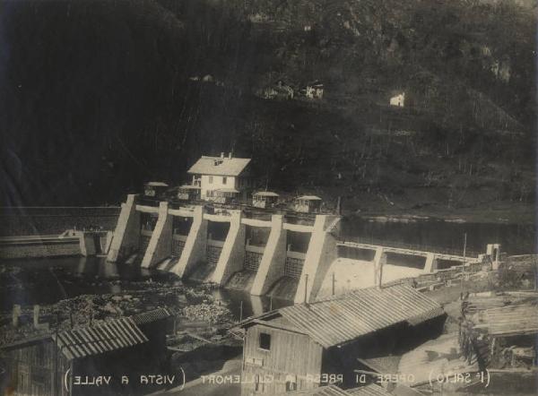 Impianto idroelettrico della Valle del Lys della Società italiana Ernesto Breda per costruzioni meccaniche (Sieb) - Diga di Guillemort