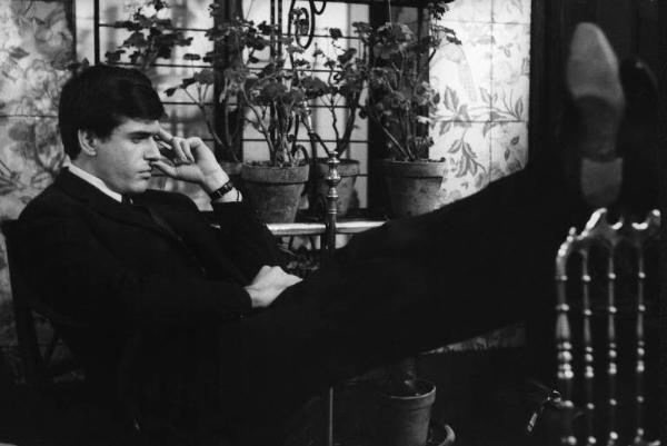 Scena del film "L'imprevisto" - Regia Alberto Lattuada - 1961 - L'attore Tomas Milian