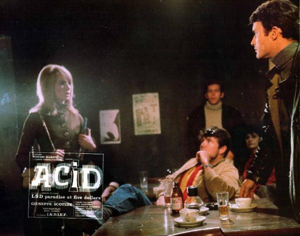 Scena del film "Acid - Delirio dei sensi" - Regia Giuseppe Maria Scotese - 1967 - Attori non identificati