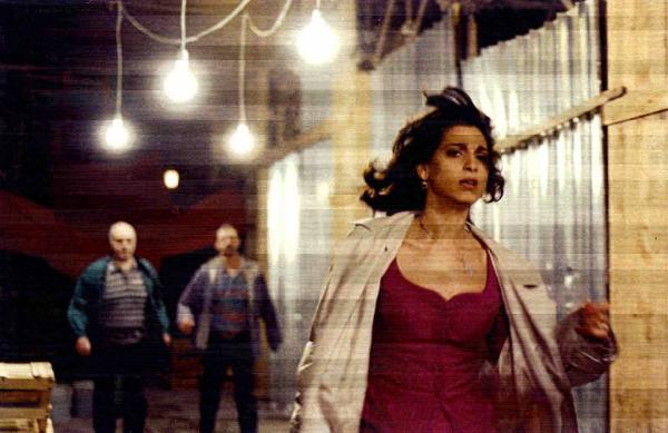 Scena del film "Angela" - Regia Roberta Torre - 2002 - L'attrice Donatella Finocchiaro