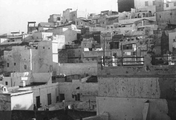 Set del film "La battaglia di Algeri" - Regia Gillo Pontecorvo - 1966 - Panorama di Algeri