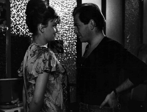 Scena del film "La bellezza d'Ippolita" - Giancarlo Zagni - 1962 - Gli attori Milva ed Enrico Maria Salerno