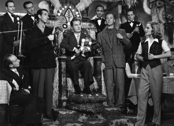 Scena del film "La Bohème" - Marcel L'Herbier - 1942 - Attori non identificati