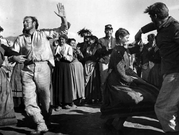 Scena del film "Il brigante di Tacca del Lupo" - Pietro Germi - 1952 - Attori non identificati