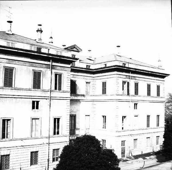Villa Melzi d'Eril / Fronte posteriore verso il giardino
